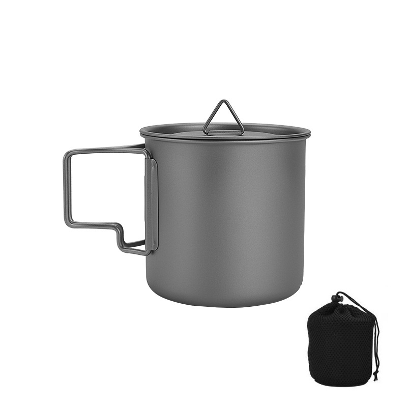 Camping Cooking Mesh - Katlanır Saplı Titanyum Kamp Kupası Hafif