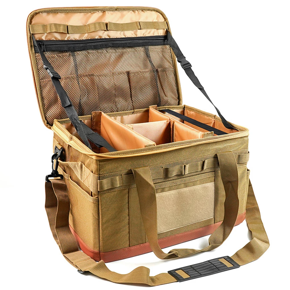 Camping Cooking Utensil Organizer - 30L kamp saklama kutusu kamp pişirme