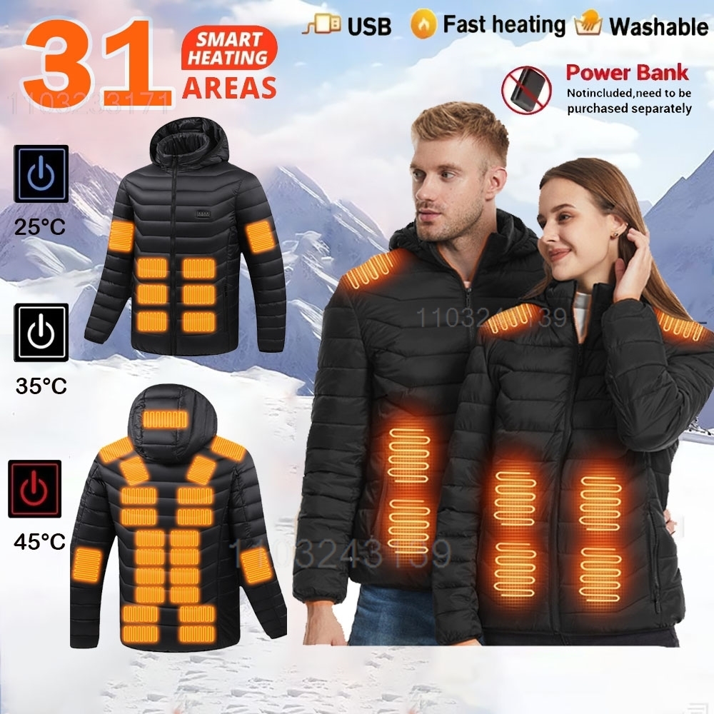 Camping Cooking Windbreak - 31 Alan Isıtmalı Ceketler Erkek Kadın
