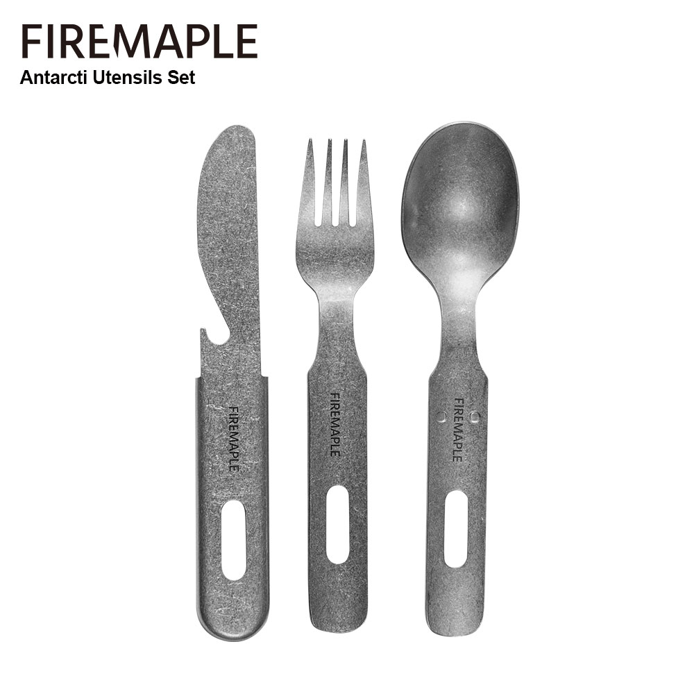 Camping Cooking On Fire - Yangın akçaağaç Antarcti 3in1 eşyaları Set