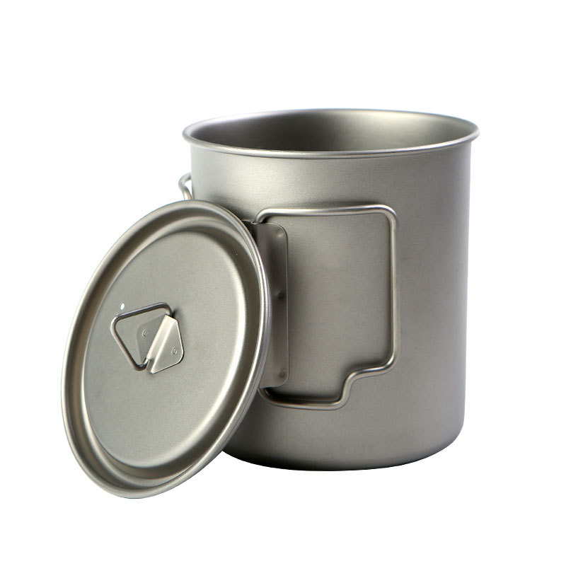 Camping Cooking Handle - Kamp Titanyum Bardak 450ml 550ml 650ml