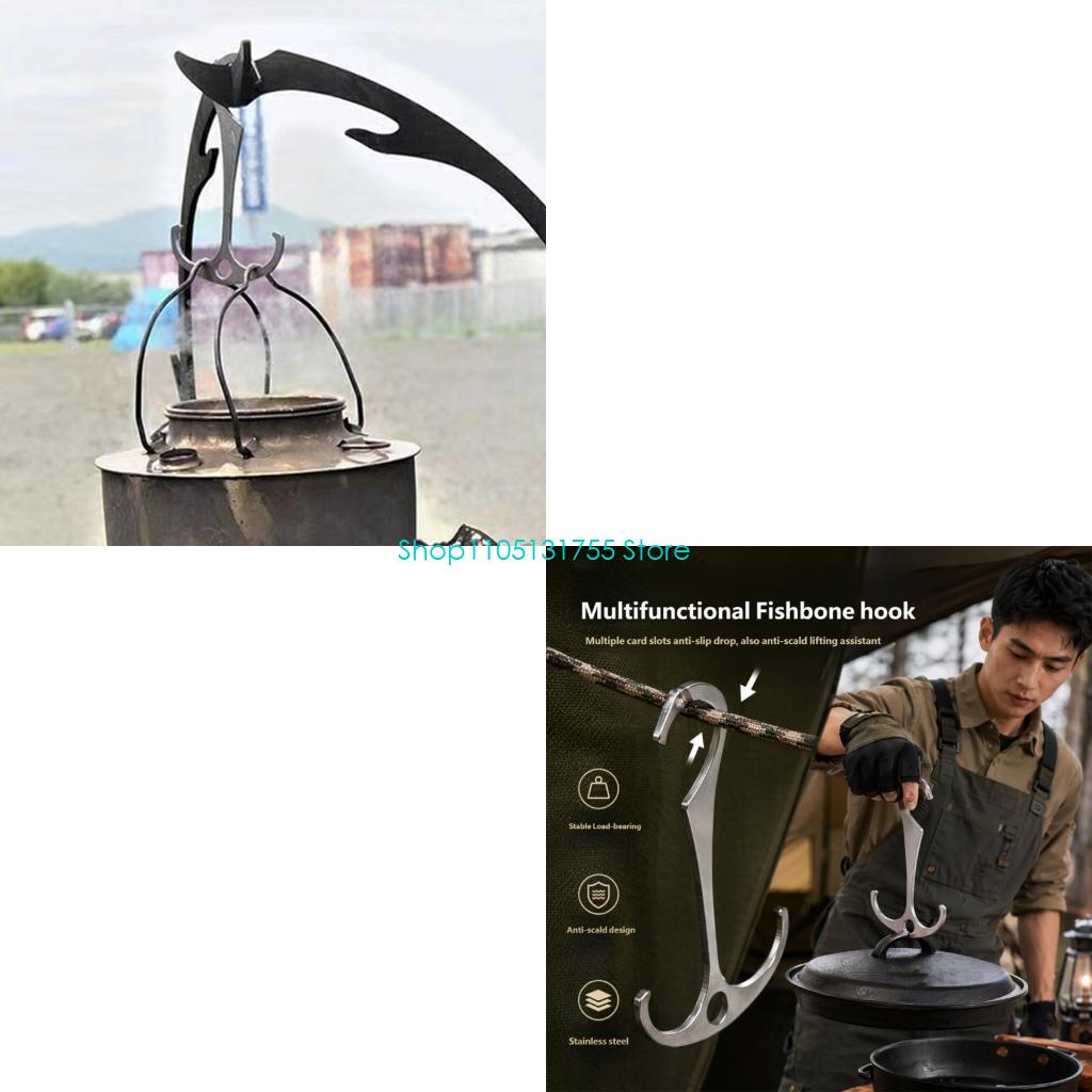 Camping Cooking Tent - K0EF Pişirme Alanı Saklama Kancası Torbalı