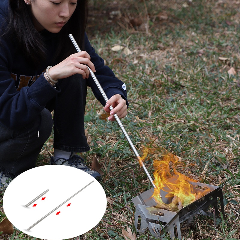 Camping Cooking Youtube - Uzatılabilir Ateş Üfleme Borusu Altı Bölümlü