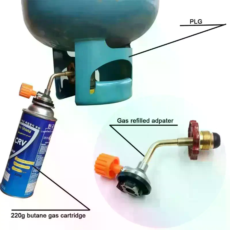 Camping Cooking Drawer - Gaz Bütan Tüpü Dolum Bağlantı Adaptörü
