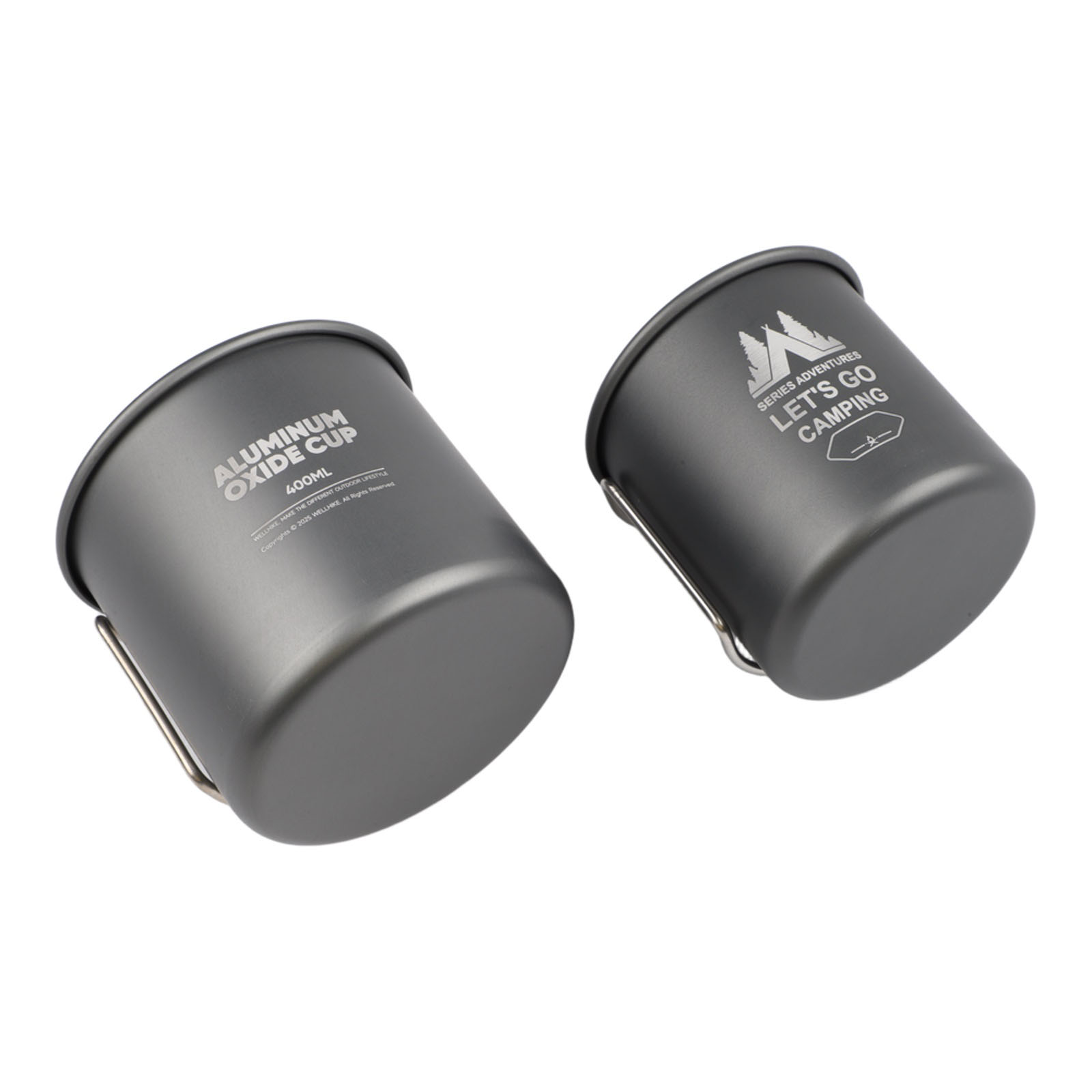 Nesting Camping Cooking Set - Alüminyum Alaşımlı Kamp Kupa Seti 300