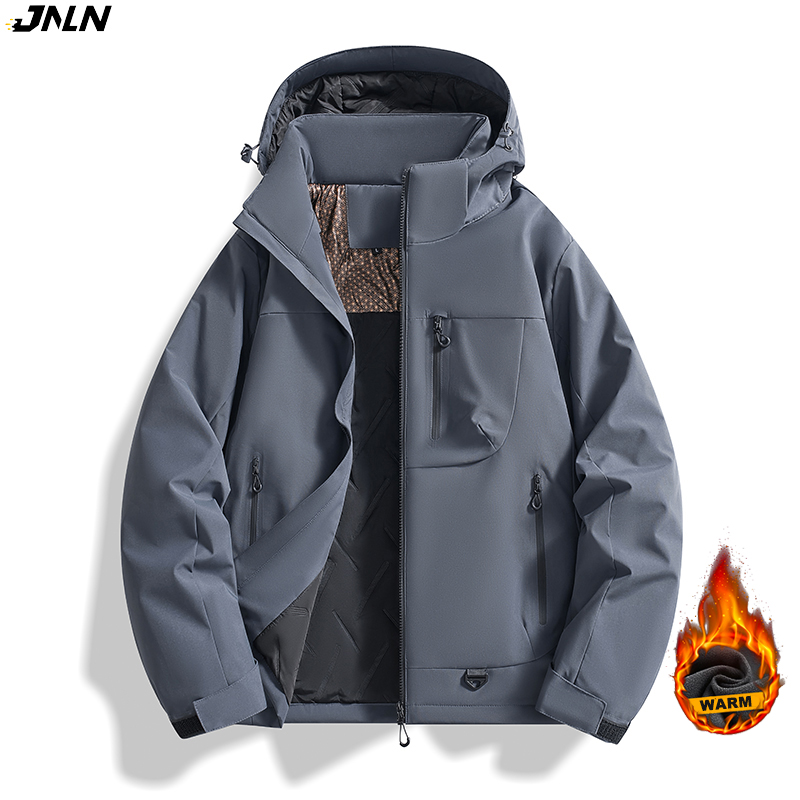 Camping Cooking Windbreak - JNLN Erkekler Su Geçirmez Polar Ceket