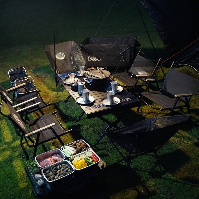Camping Cooking Canopy - Kamp seti Açık hava çadırı, tenteli