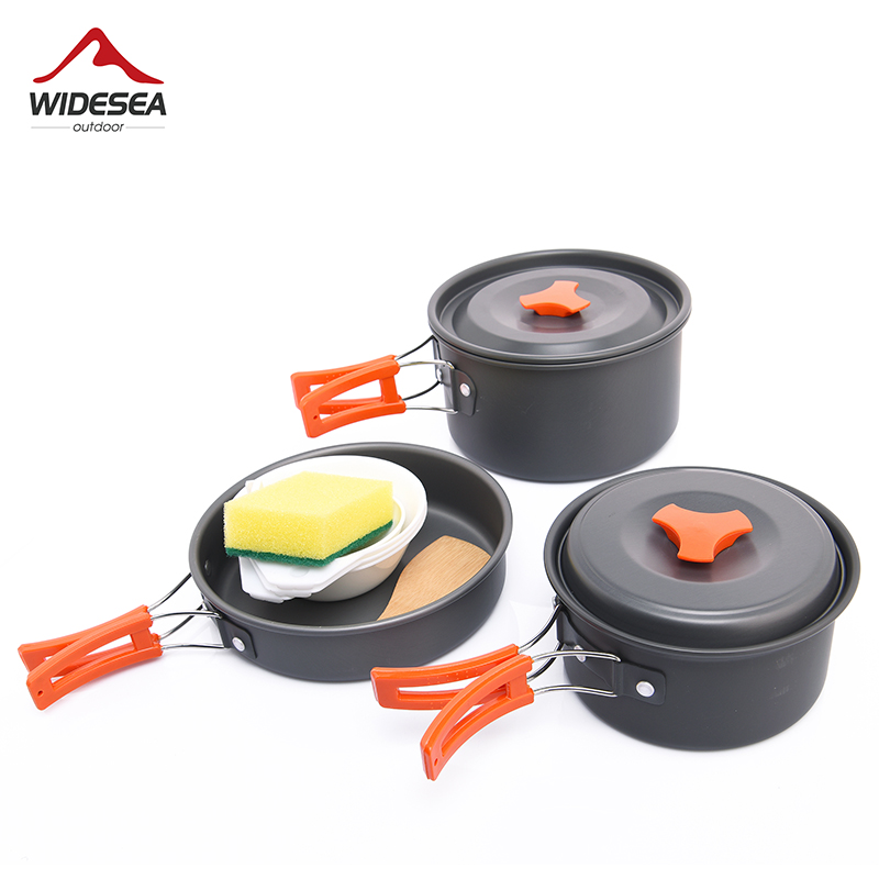 Camping Cooking Gear Set - Widesea kamp açık TENCERE SETİ sofra