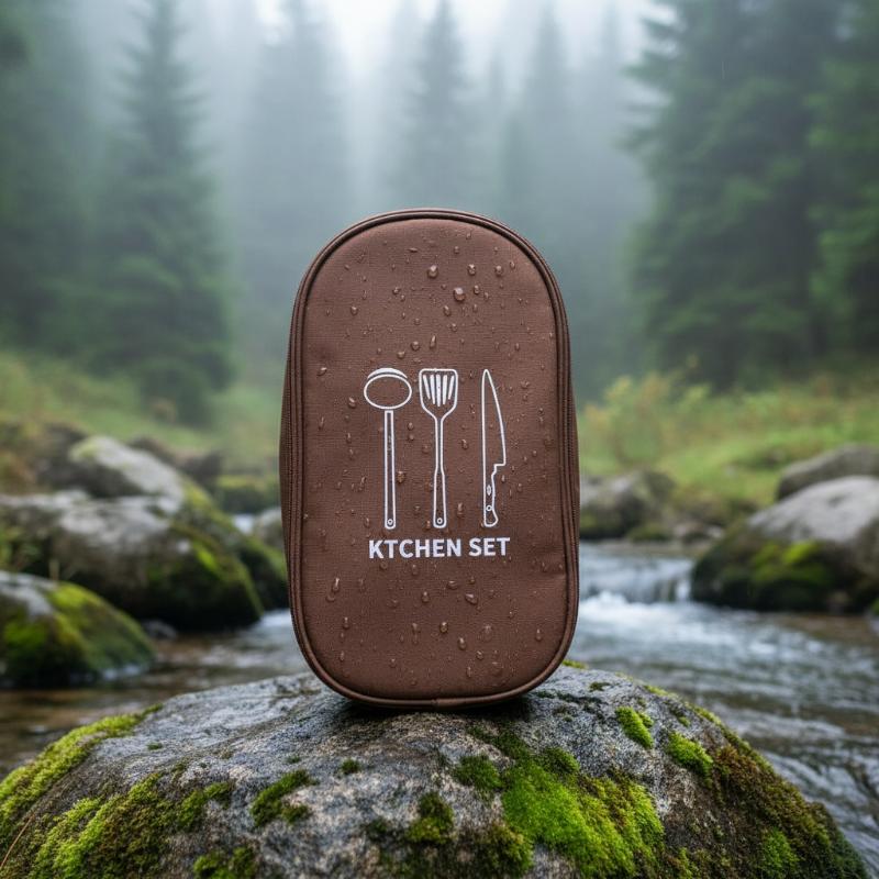 Camping Cooking Utensil Organizer - Açık Hava Pişirme Çantası Kamp Saklama