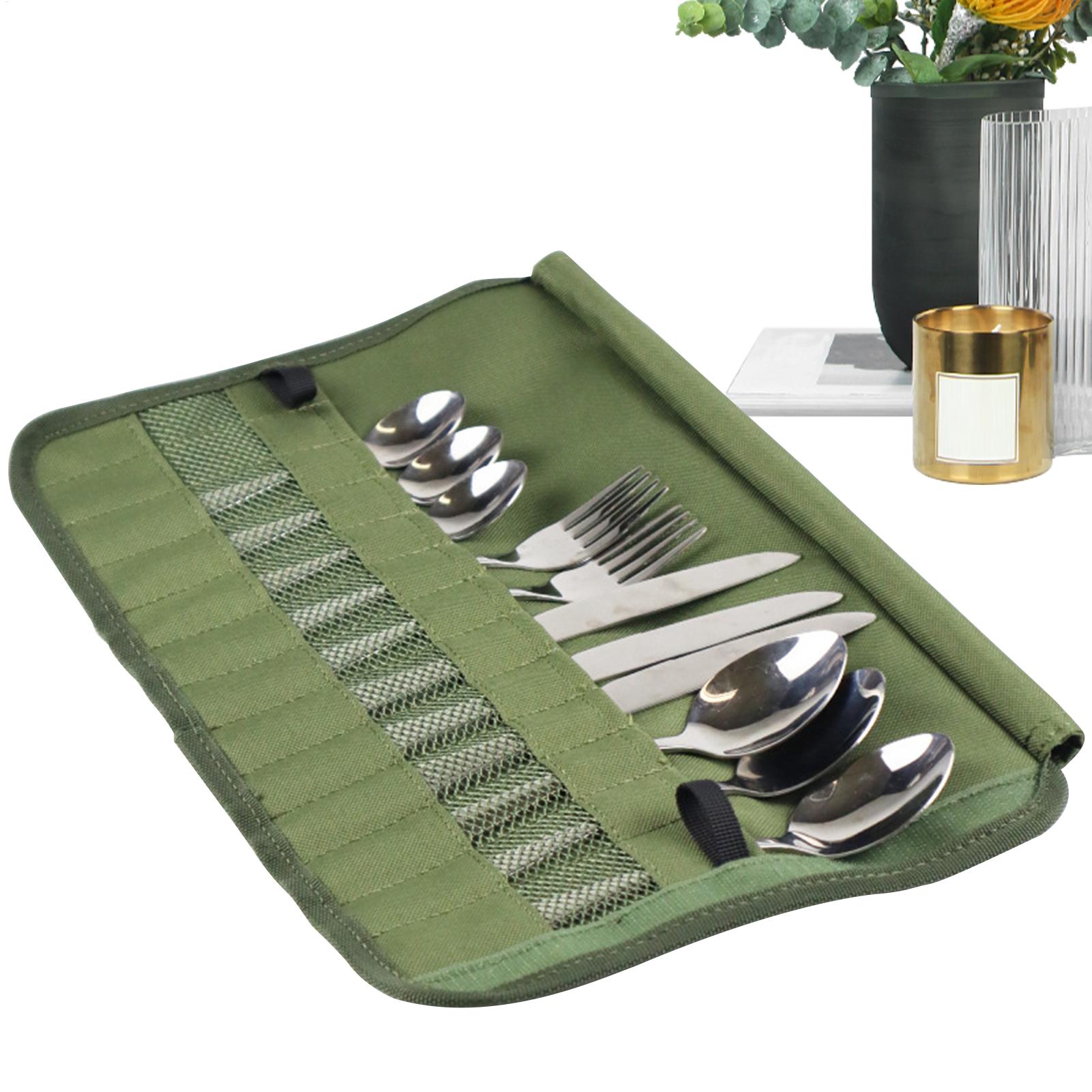 Camping Cooking Utensil Organizer - Kamp Sofra Takımı Rulo Çantası Kamp