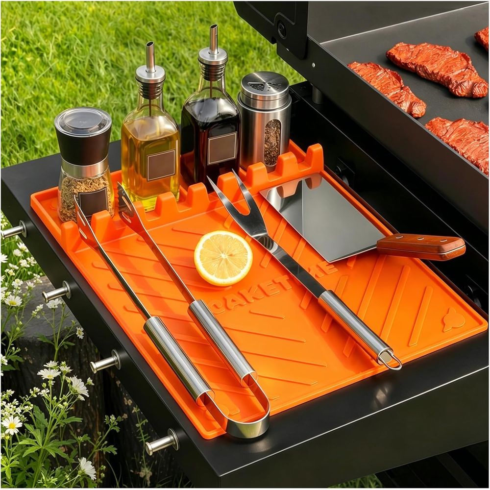 Camping Cooking Kitchen - Silikon Izgara Örtüleri veya Izgara Aksesuarları