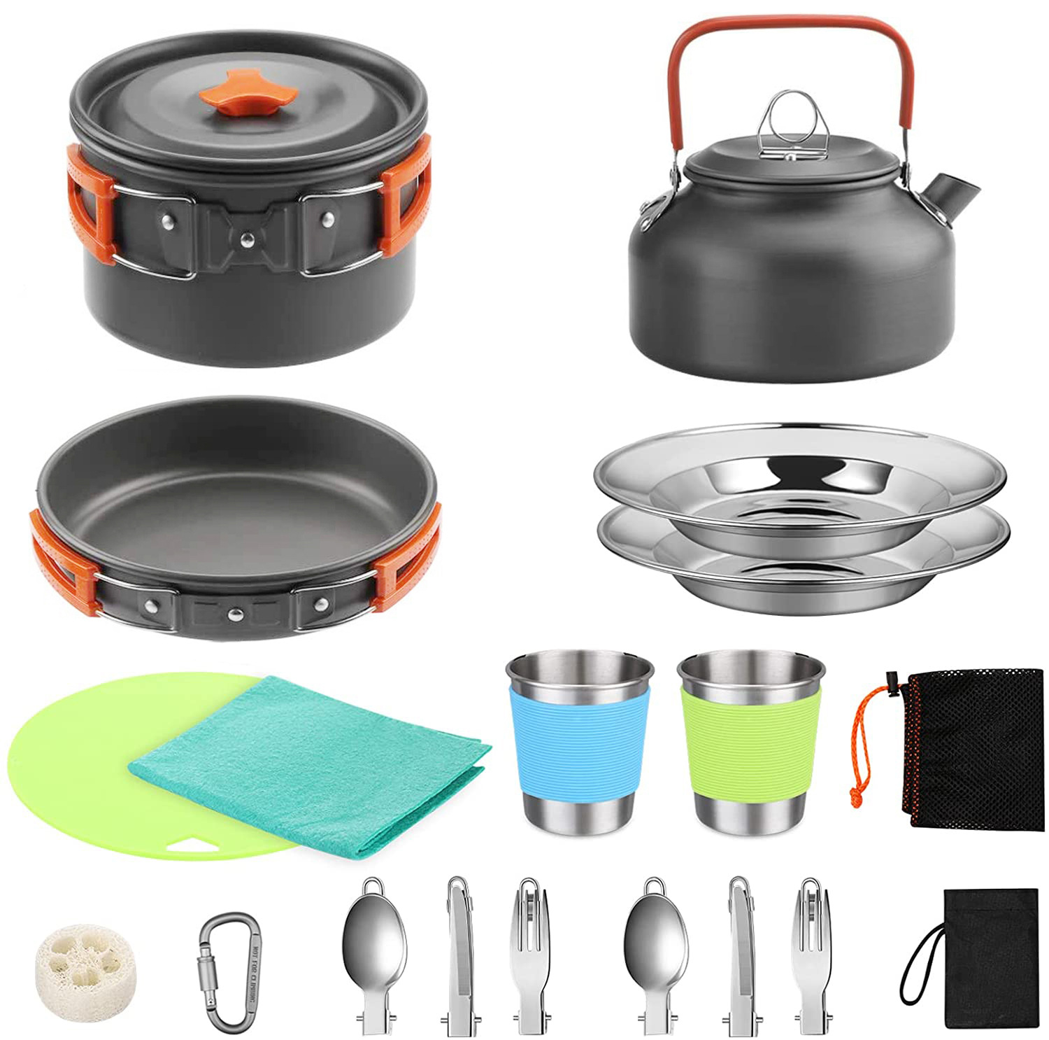 Su Isıtıcılı Açık Hava Kamp Ye - Camping Cooking Gear Set incelemesi ve fiyatı