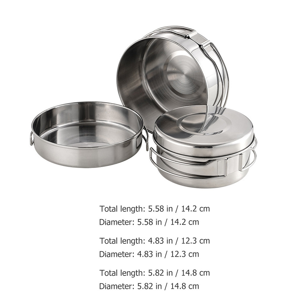 1 Set Paslanmaz Çelik Kamp Yem - Camping Cooking Frying Pan incelemesi ve fiyatı