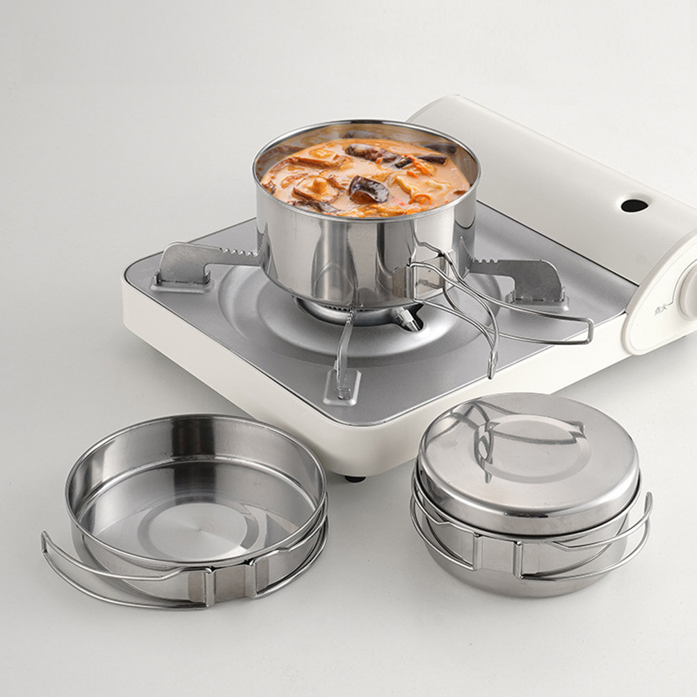 1 Set Paslanmaz Çelik Kamp Yem - Camping Cooking Frying Pan incelemesi ve fiyatı