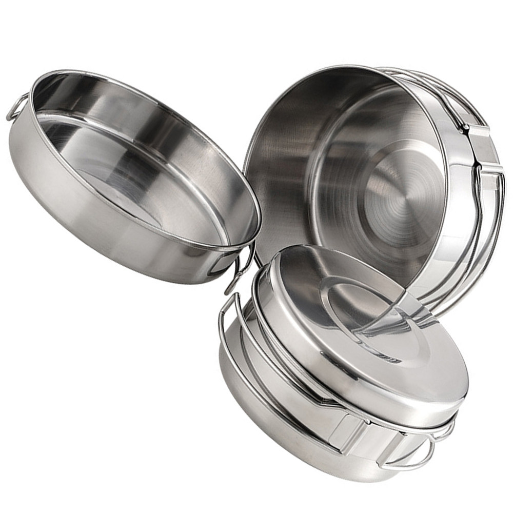 1 Set Paslanmaz Çelik Kamp Yem - Camping Cooking Frying Pan incelemesi ve fiyatı