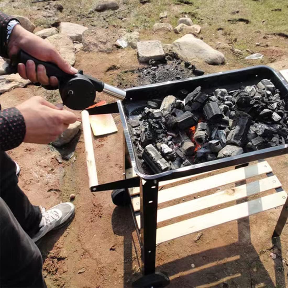 Açık Hava Pişirme Barbekü Üfle - Camping Cooking Essentials incelemesi ve fiyatı