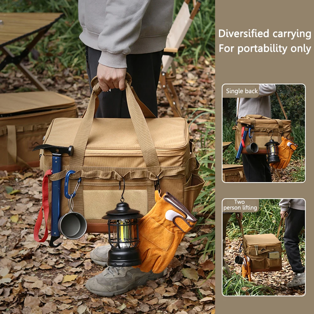 30L kamp saklama kutusu kamp p - Camping Cooking Utensil Organizer incelemesi ve fiyatı