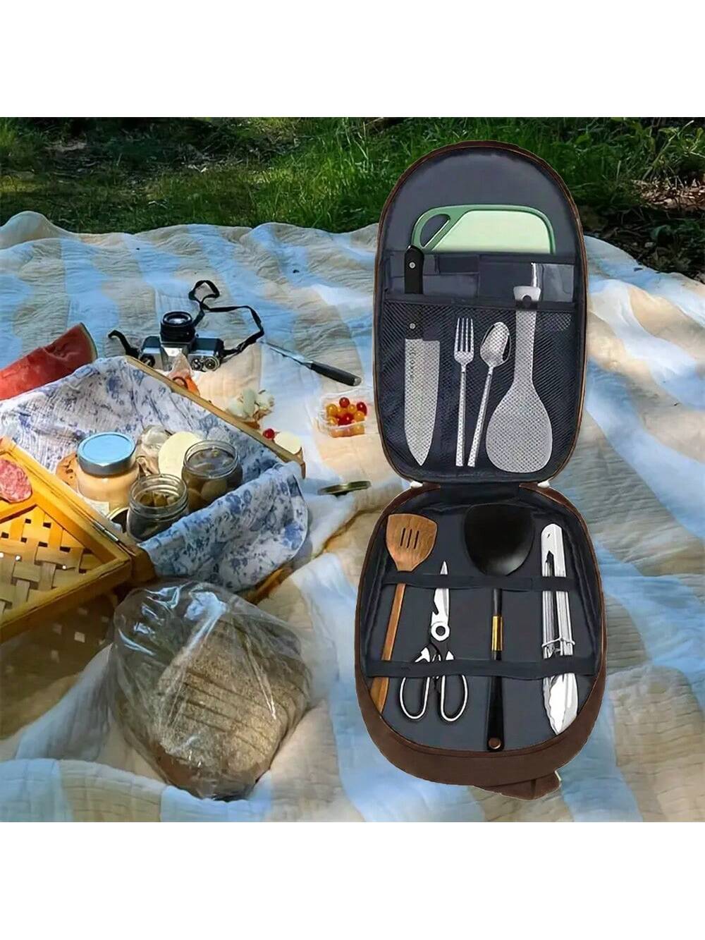 Açık Kamp Tencere saklama çant - Camping Cooking Utensil Organizer incelemesi ve fiyatı