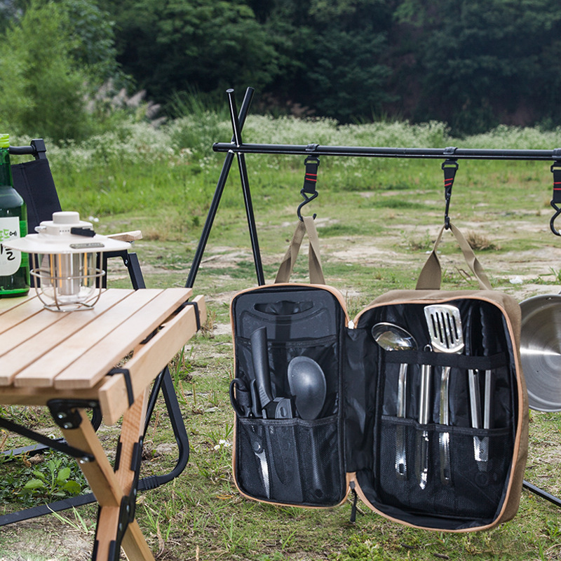 8 adet Kamp Mutfak Tencere Set - Camping Cooking Gear Set incelemesi ve fiyatı