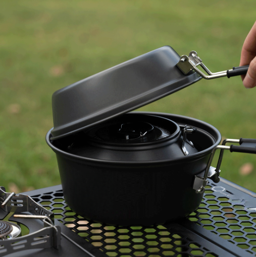 Hafif alüminyum alaşımlı kamp  - Camping Cooking Gear Set incelemesi ve fiyatı
