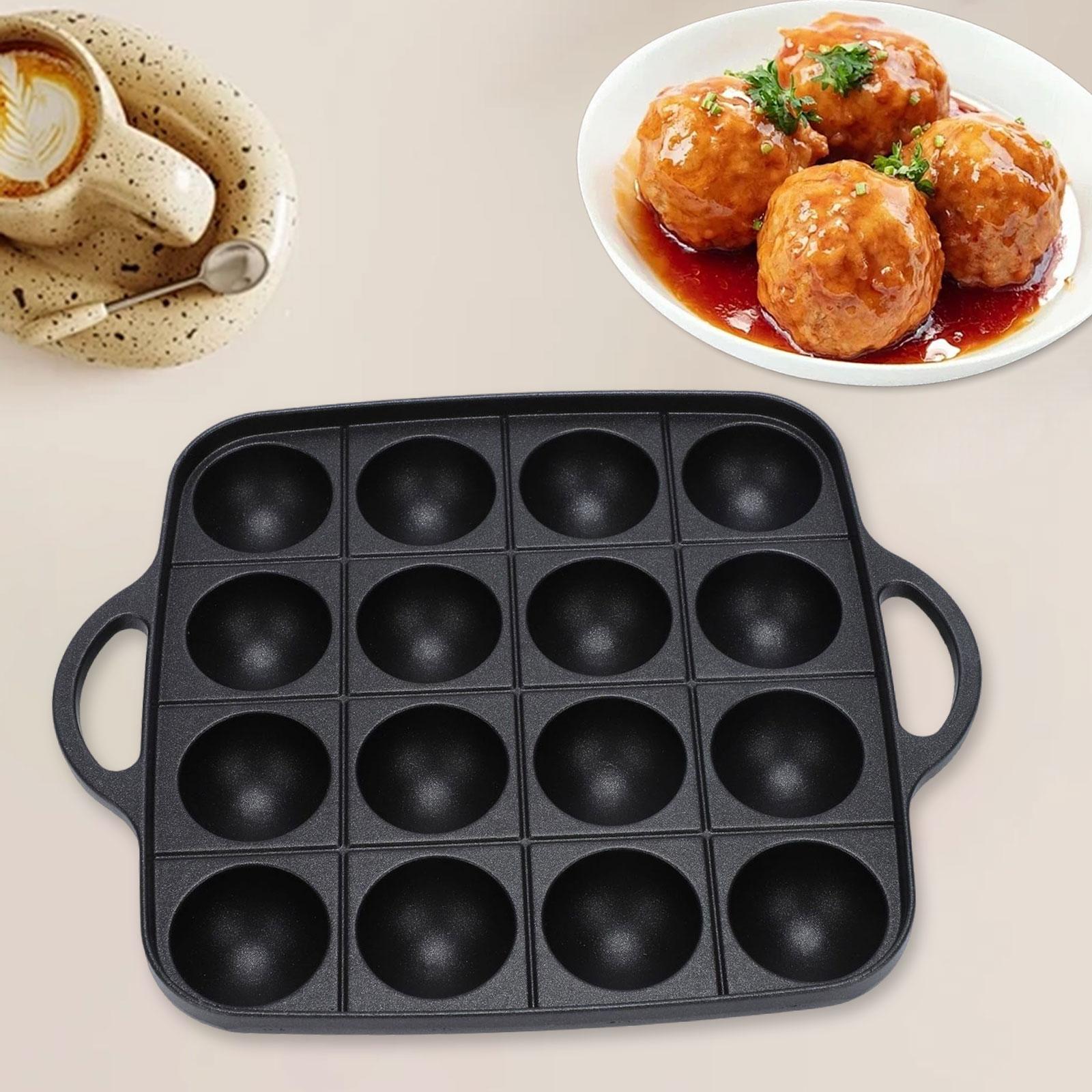 Takoyaki ızgara tavası 16 kavi - Camping Cooking Cast Iron incelemesi ve fiyatı