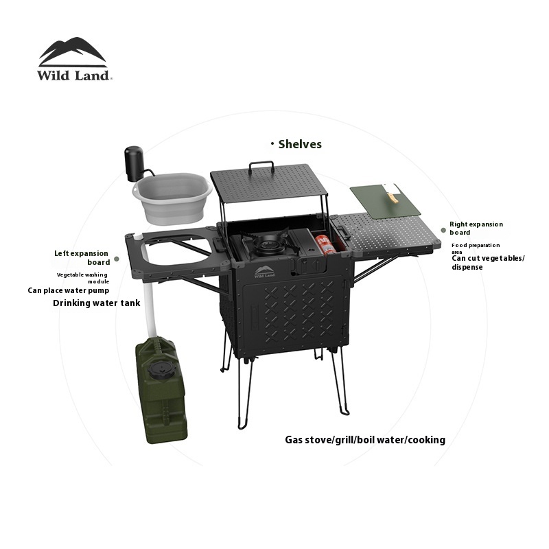Taşınabilir Katlanabilir Alümi - Camping Cooking Gear Set incelemesi ve fiyatı