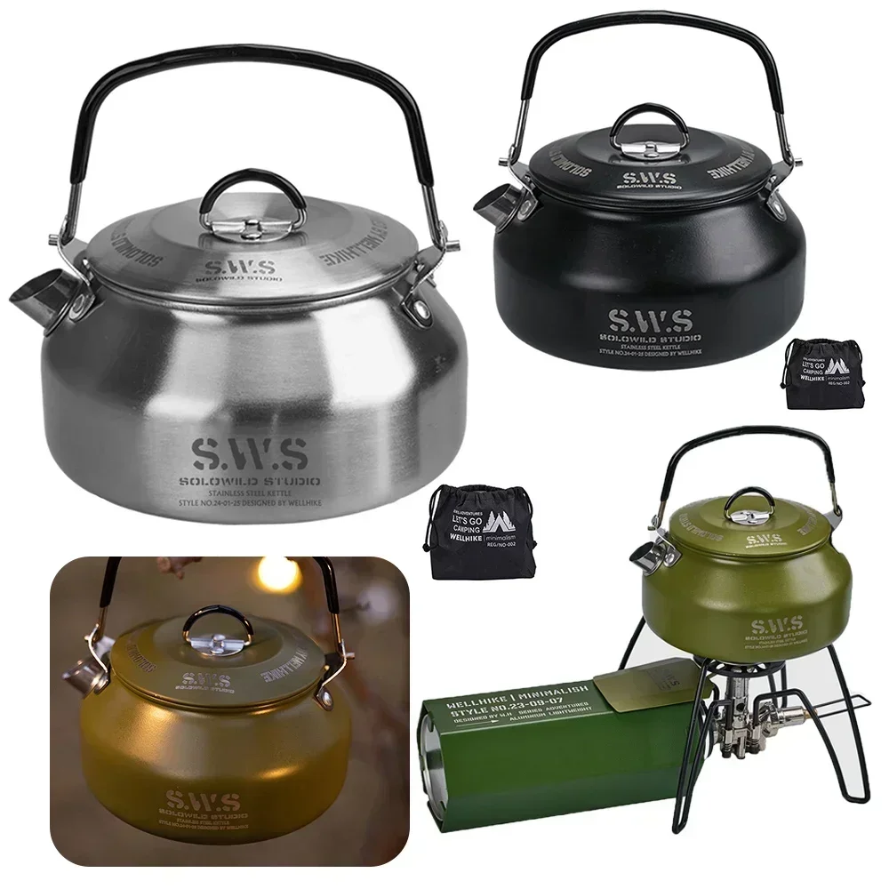 Paslanmaz Çelik Su Isıtıcısı 0 - Camping Cooking Pot Stainless Steel incelemesi ve fiyatı