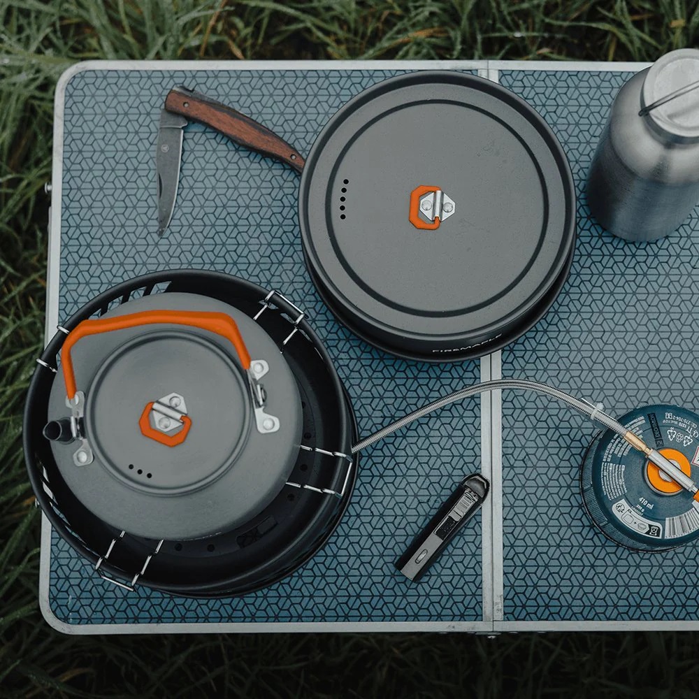 Yangın akçaağaç pişirme seti W - Camping Cooking On Fire incelemesi ve fiyatı