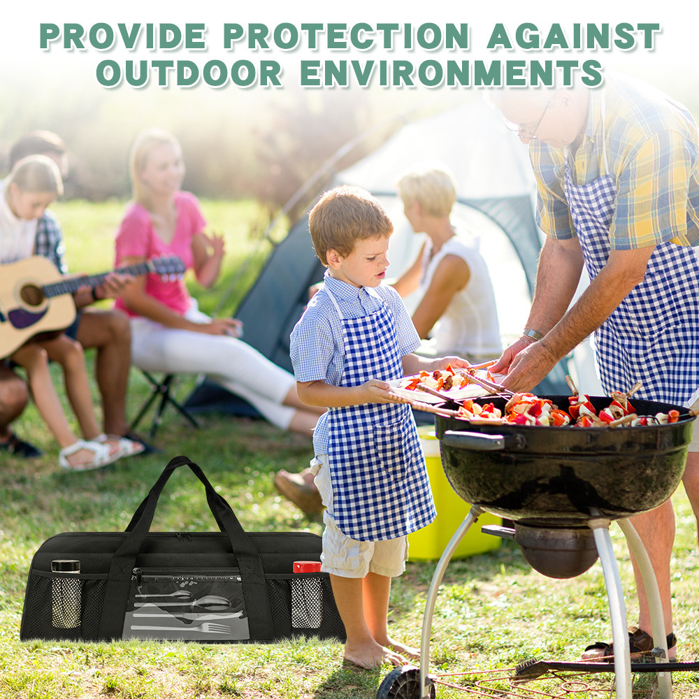 Dayanıklı Barbekü Gereçleri Sa - Camping Cooking Utensil Organizer incelemesi ve fiyatı