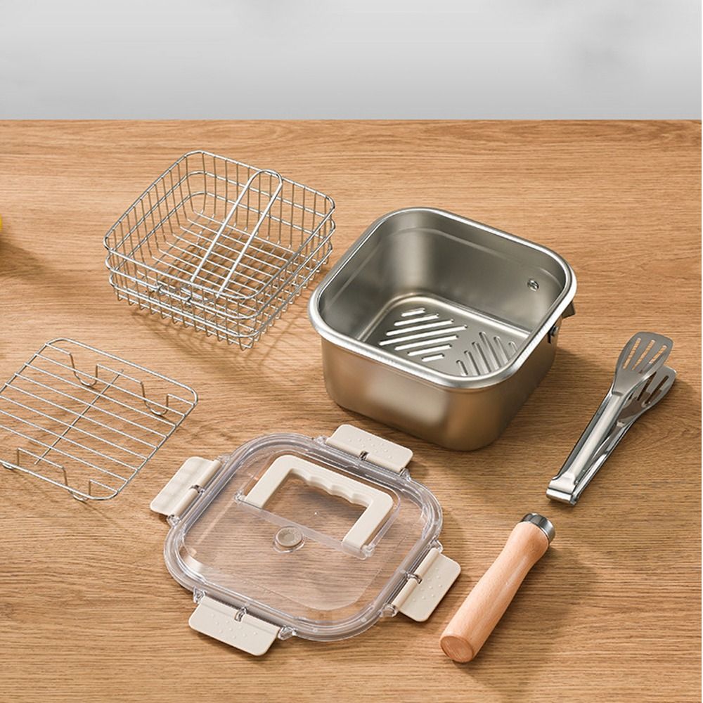 Taşınabilir Paslanmaz Çelik Kı - Camping Cooking Frying Pan incelemesi ve fiyatı