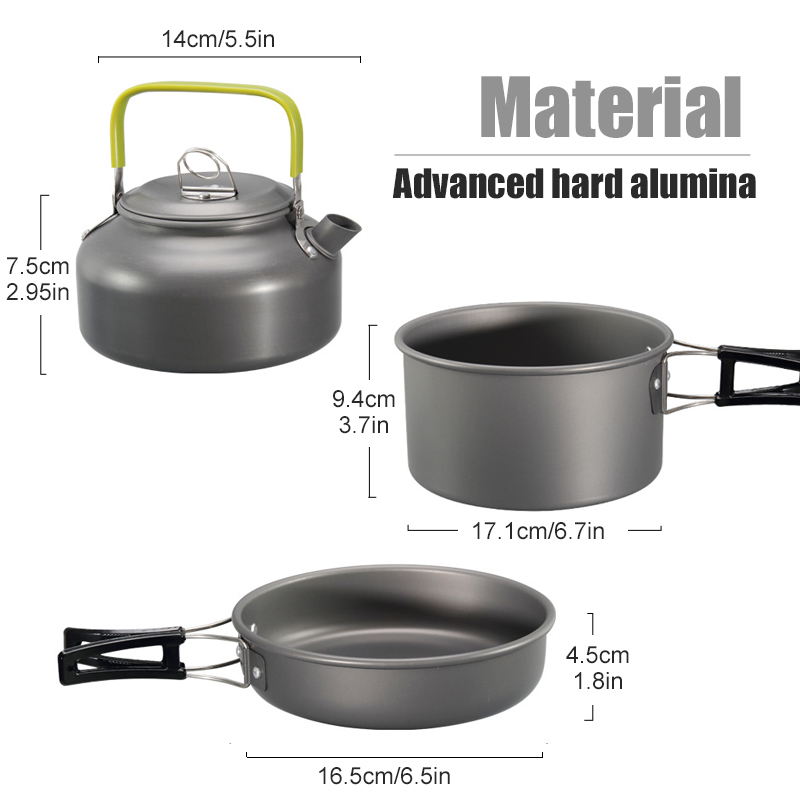 WESTTUNE Kamp Tencere Seti Alü - Camping Cooking Kitchen incelemesi ve fiyatı