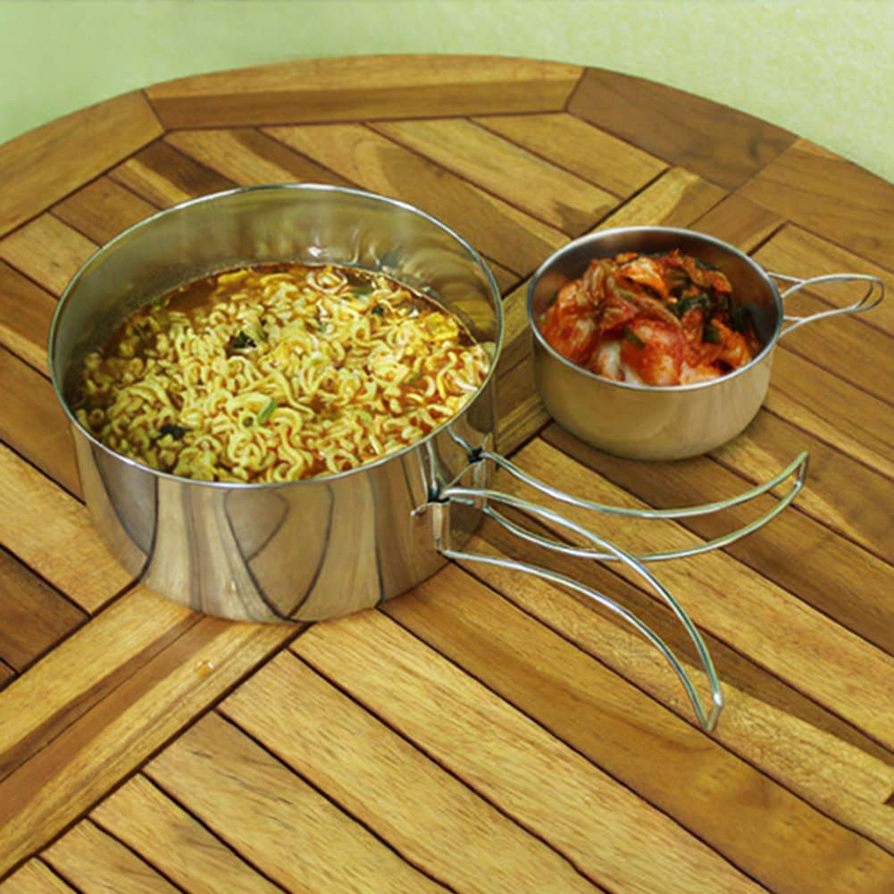 Açık Hava Pişirme Seti 4 Parça - Nesting Camping Cooking Set incelemesi ve fiyatı
