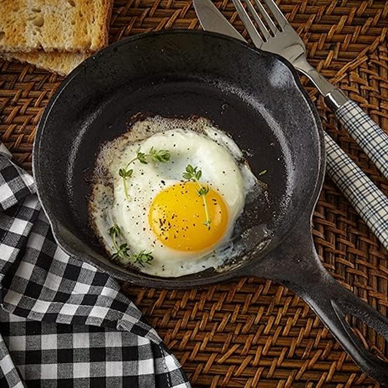 6 İnç Dökme Demir Tava, Damlam - Camping Cooking Frying Pan incelemesi ve fiyatı