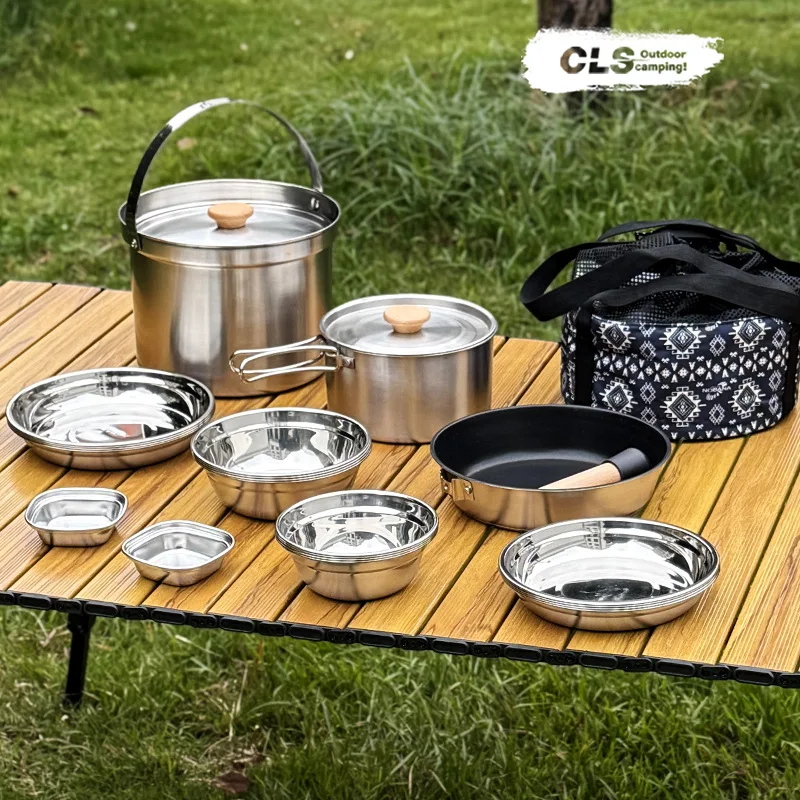 NOBANA&CLS 22 Parça Paslanmaz  - Camping Cooking Pot Stainless Steel incelemesi ve fiyatı