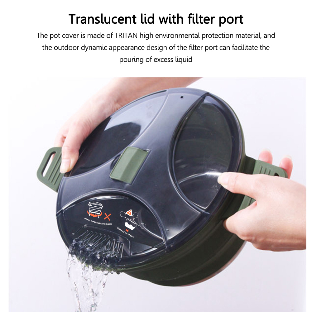 2.5L silikon katlanır su ısıtı - Camping Cooking System incelemesi ve fiyatı