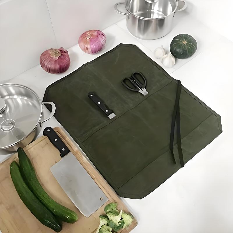 Mumlu Kanvas Şef Bıçağı Çantas - Camping Cooking Bag incelemesi ve fiyatı