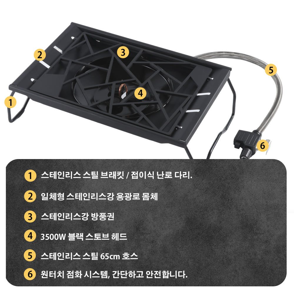 Pandatour Kamp IGT Soba 6500W  - Camping Cooking Drawer incelemesi ve fiyatı
