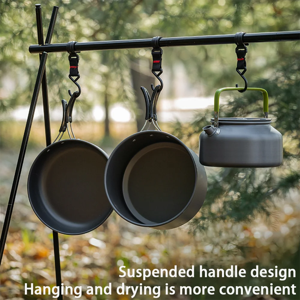 Büyük Kapasiteli Yapışmaz Kamp - Nesting Camping Cooking Set incelemesi ve fiyatı