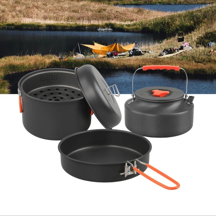 Açık TENCERE SETİ kamp tencere - Camping Cooking Frying Pan incelemesi ve fiyatı