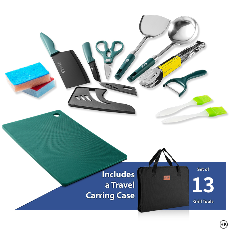 13PCS Kamp pişirme seti, kamp  - Camping Cooking Essentials incelemesi ve fiyatı