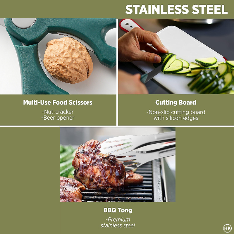 13PCS Kamp pişirme seti, kamp  - Camping Cooking Essentials incelemesi ve fiyatı