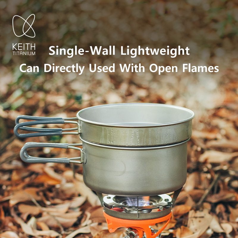 Keith Titanyum Tencere Seti Aç - Nesting Camping Cooking Set incelemesi ve fiyatı