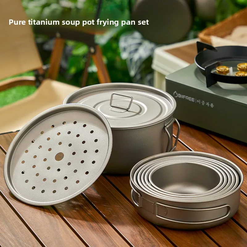 Titanyum Açık Pot Seti Piknik  - Camping Cooking Mesh incelemesi ve fiyatı