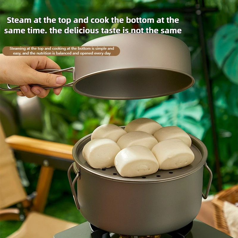 Titanyum Açık Pot Seti Piknik  - Camping Cooking Mesh incelemesi ve fiyatı