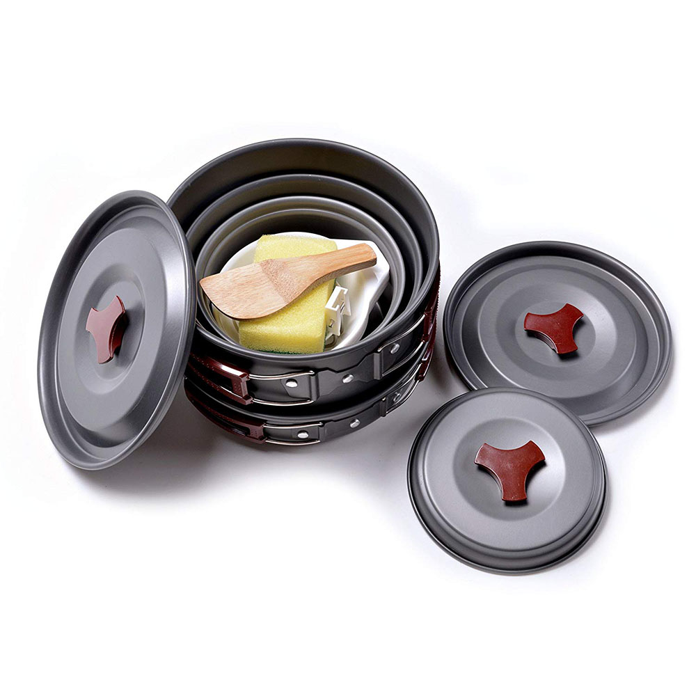Açık Kamp Tencere Seti Yapışma - Camping Cooking Essentials incelemesi ve fiyatı
