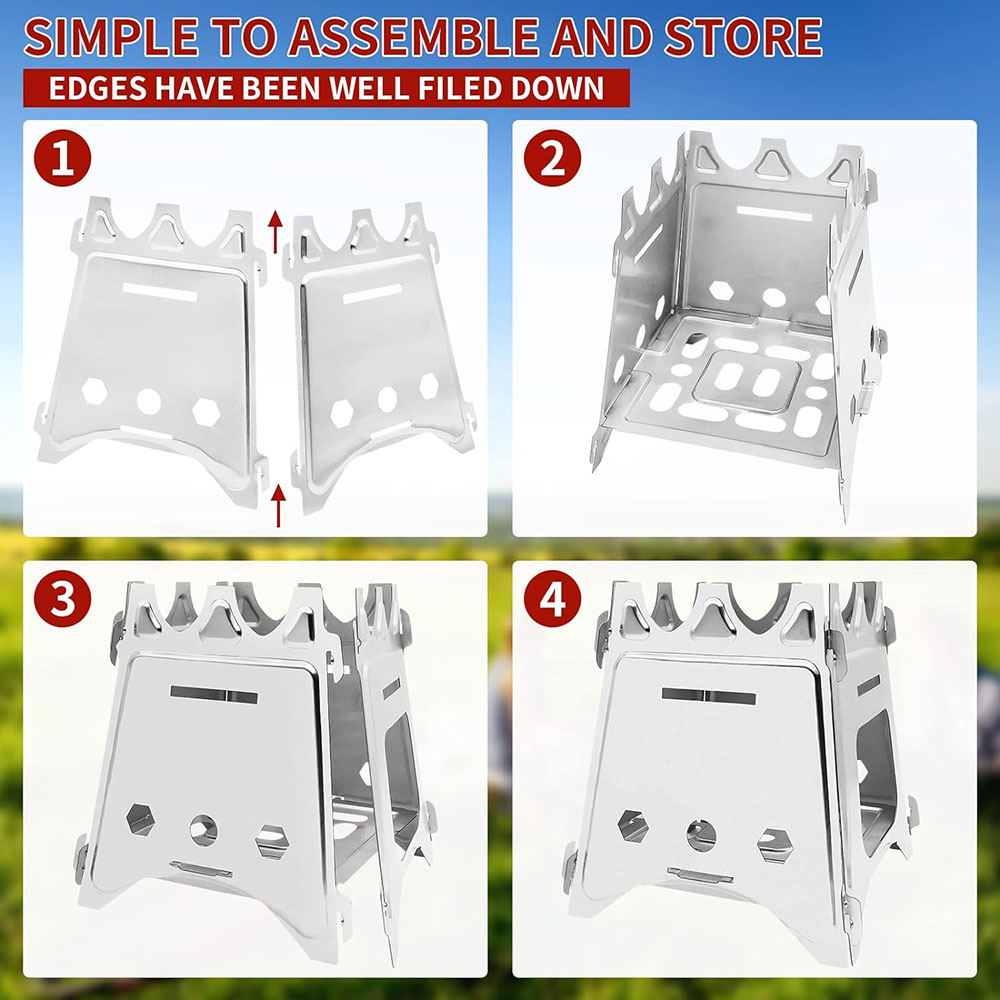 Taşınabilir kamp ahşap soba pa - Camping Cooking System incelemesi ve fiyatı