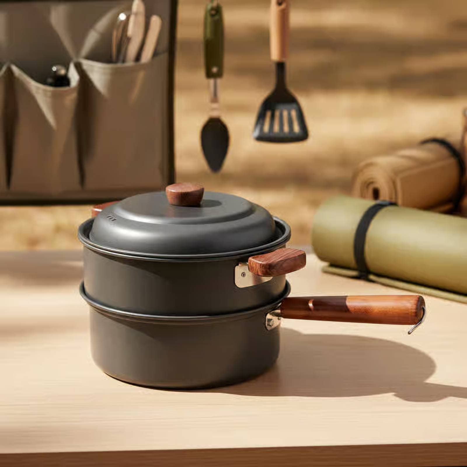 3 L 3L Açık Hava Pişirme Tence - Nesting Camping Cooking Set incelemesi ve fiyatı
