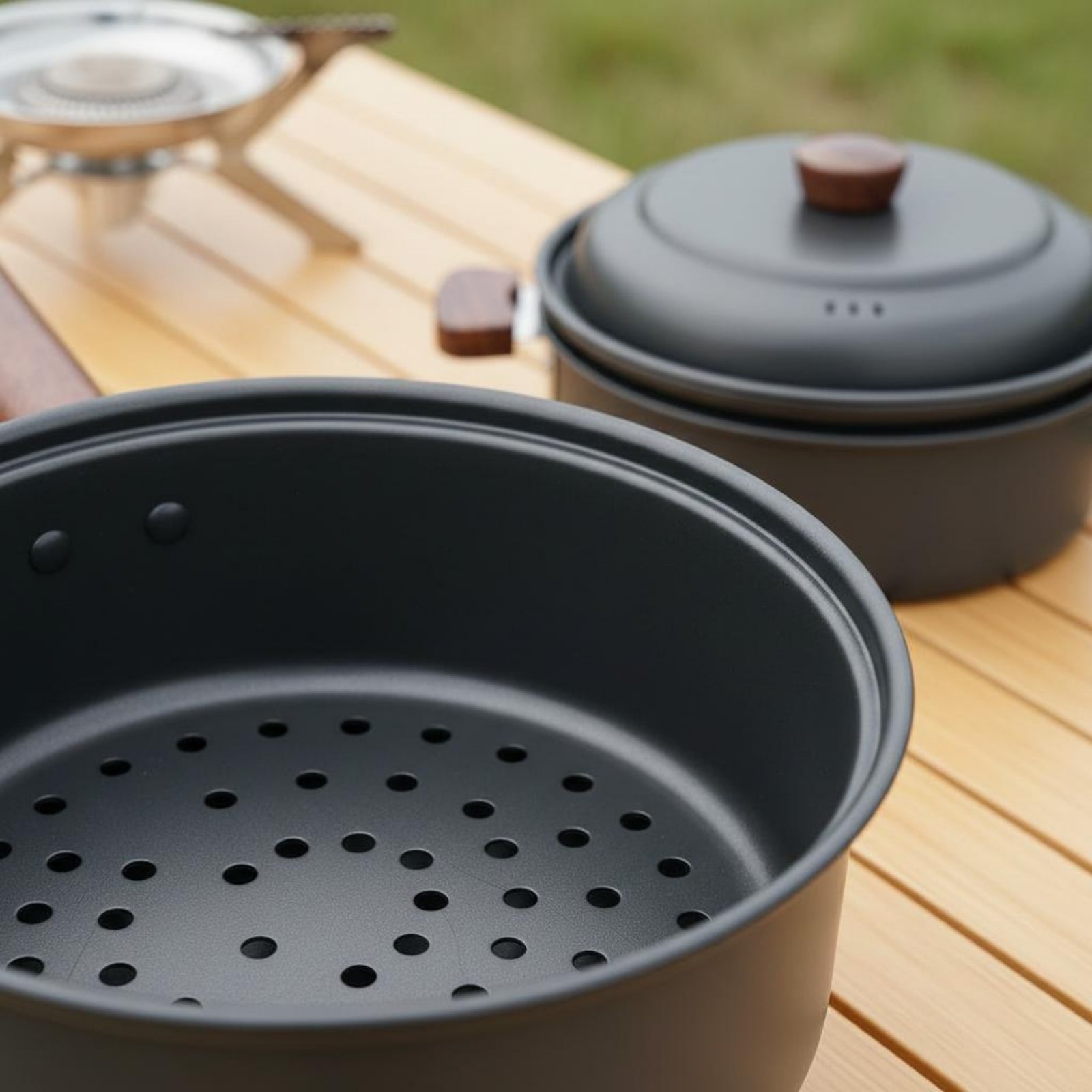 3 L 3L Açık Hava Pişirme Tence - Nesting Camping Cooking Set incelemesi ve fiyatı